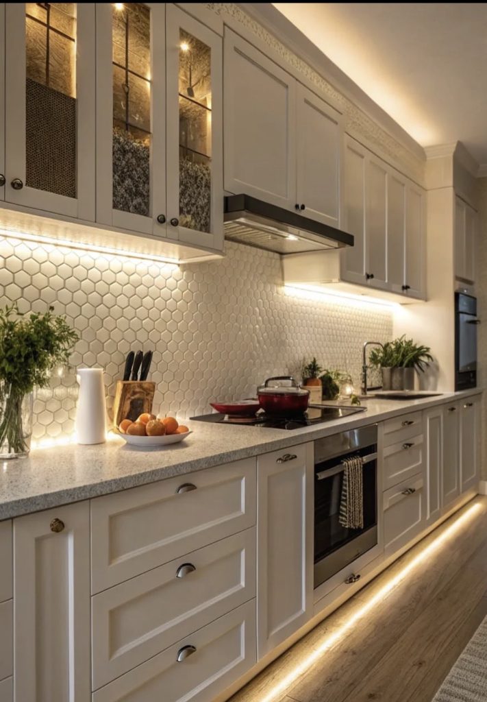Add under cabinet lighting 