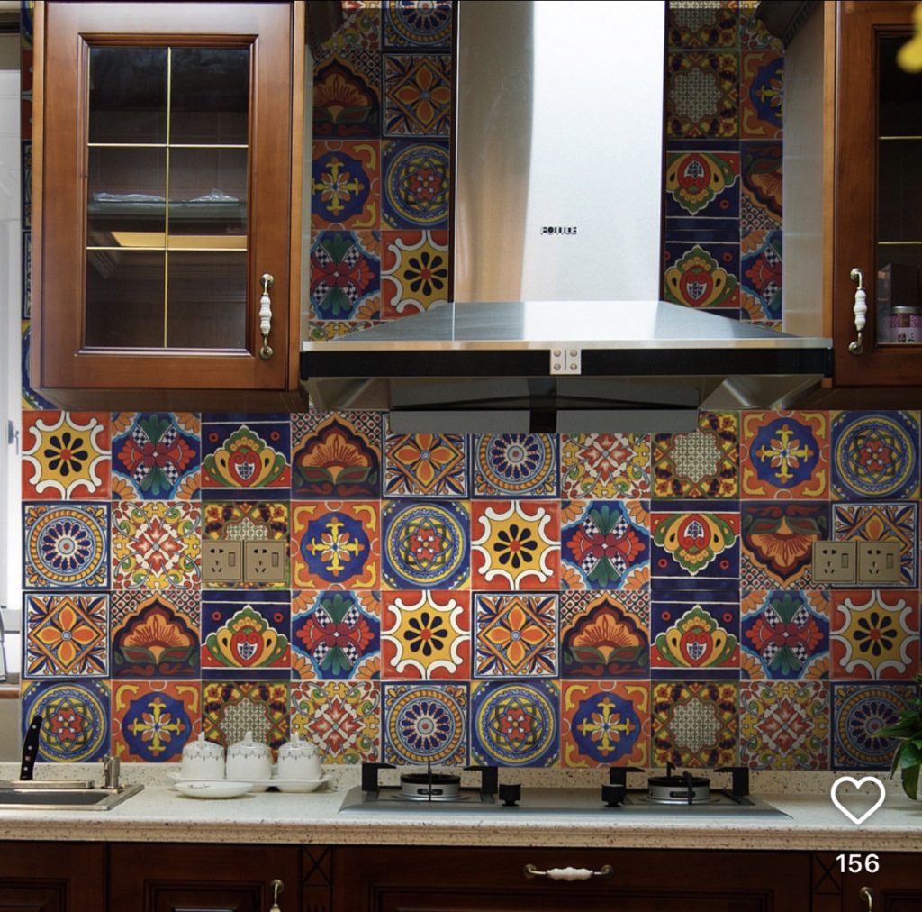 Peel and stick backsplash 
