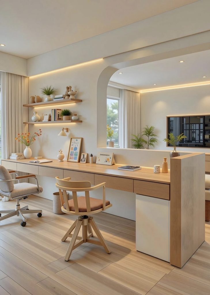 Big shared desk 