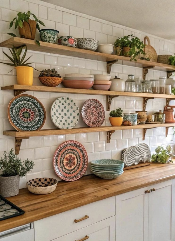 Open Shelving With Your Prettiest Dishes