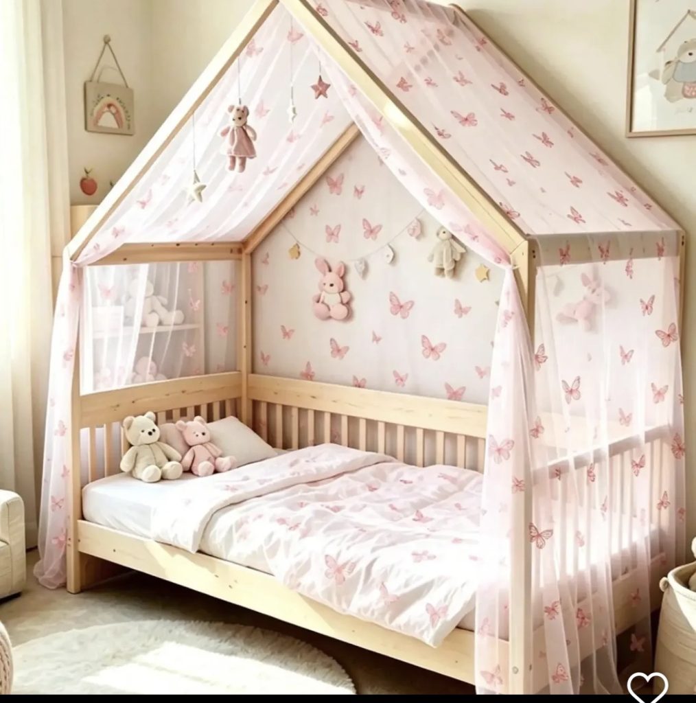 Princess four poster bed