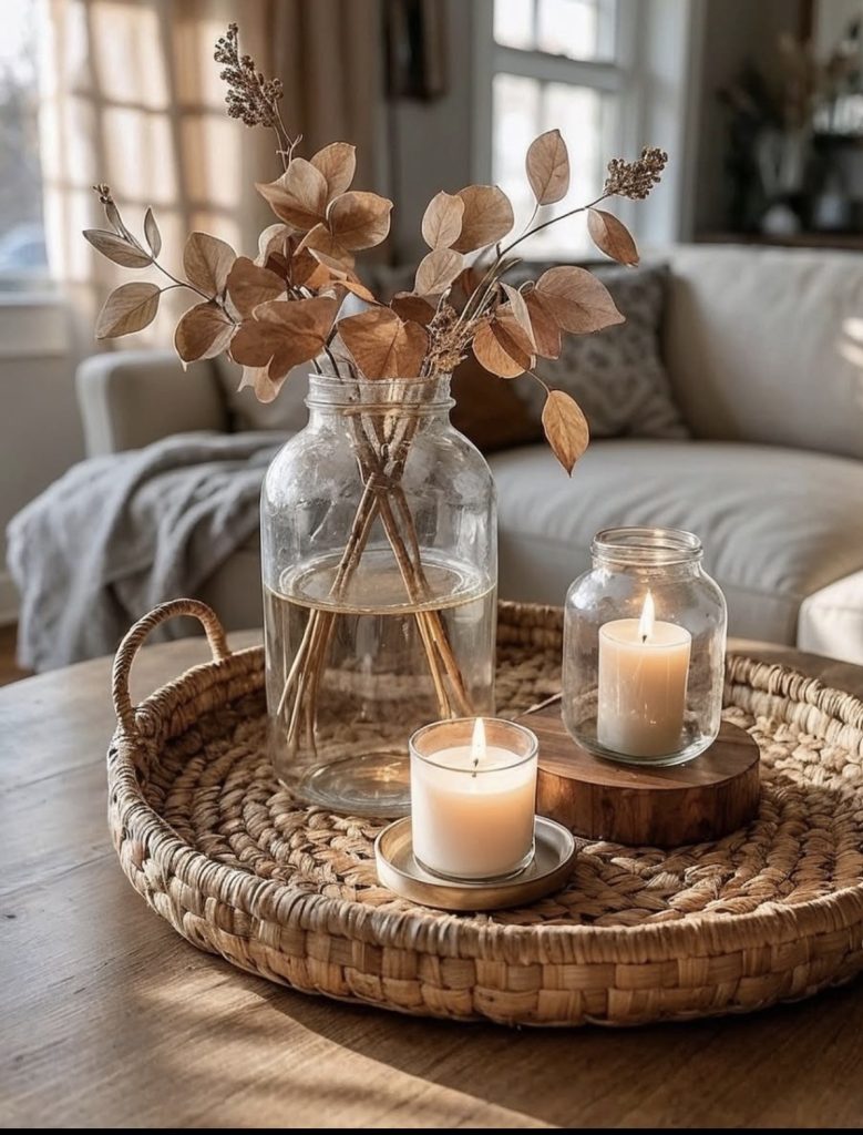 How To Decorate A Farmhouse Coffee Table