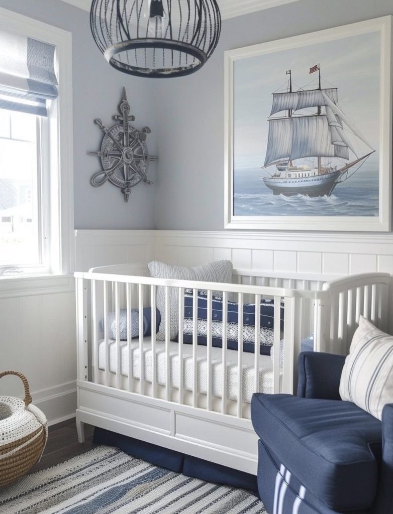 Baby by bedroom with all decor 