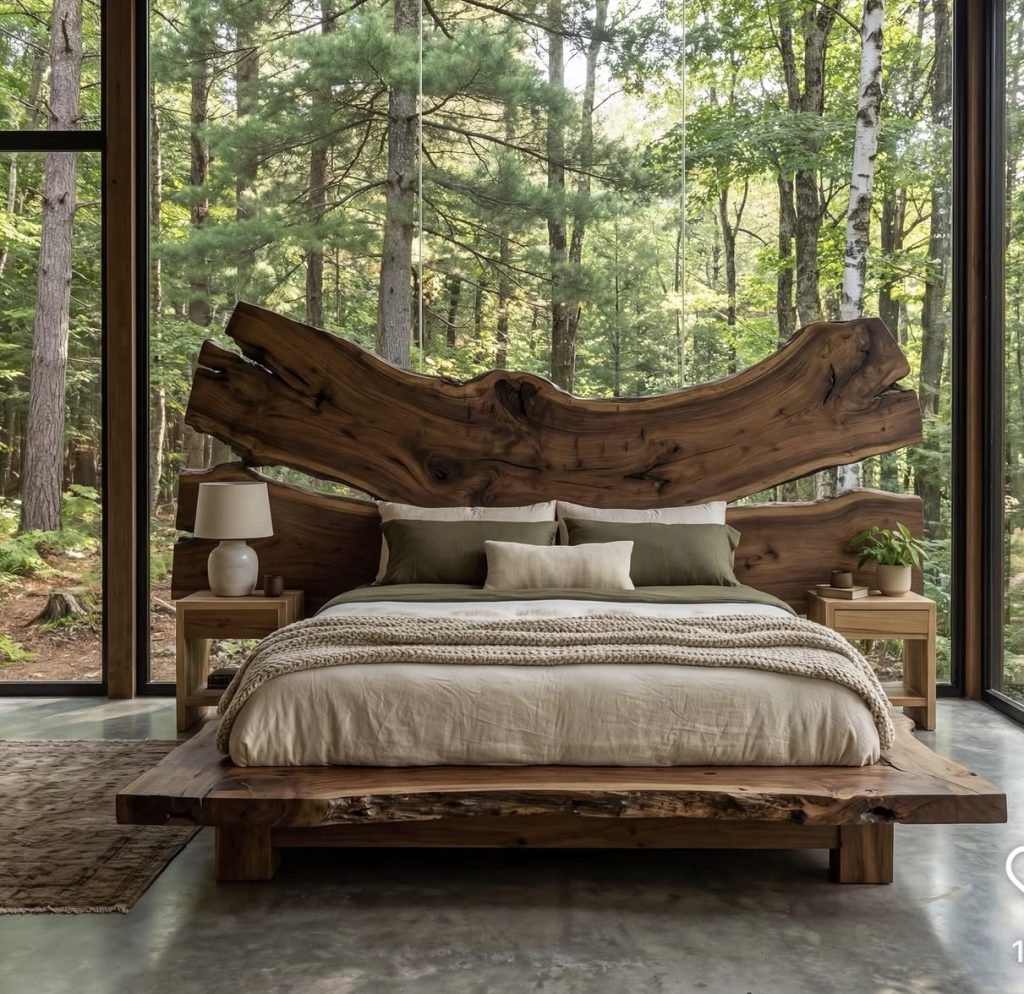 Low platform bedroom 