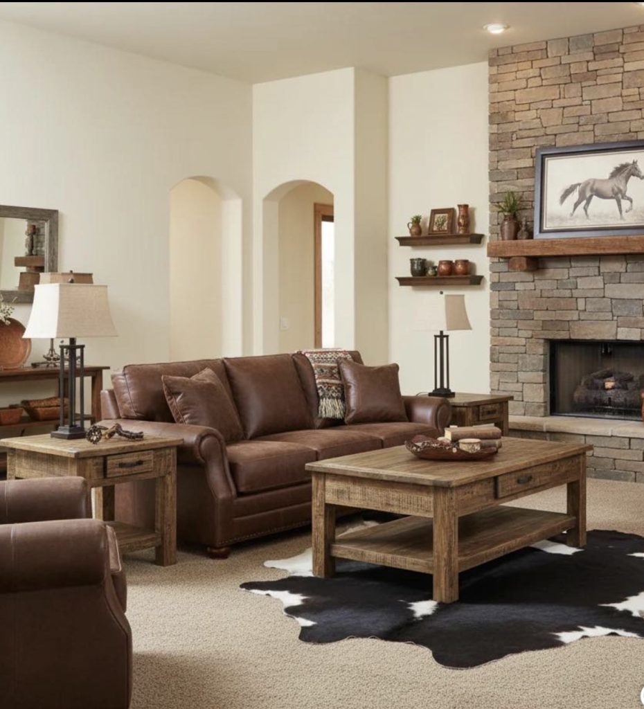 Wood coffee table 