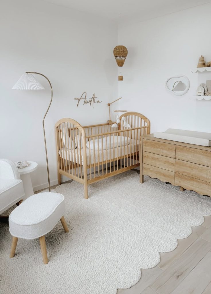 Nursery room with rugs 