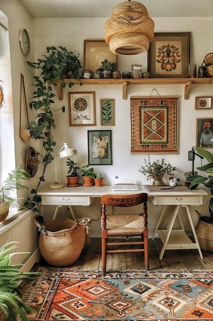 Boho wall gallery art