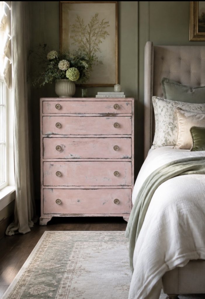 Old bedroom nightstand