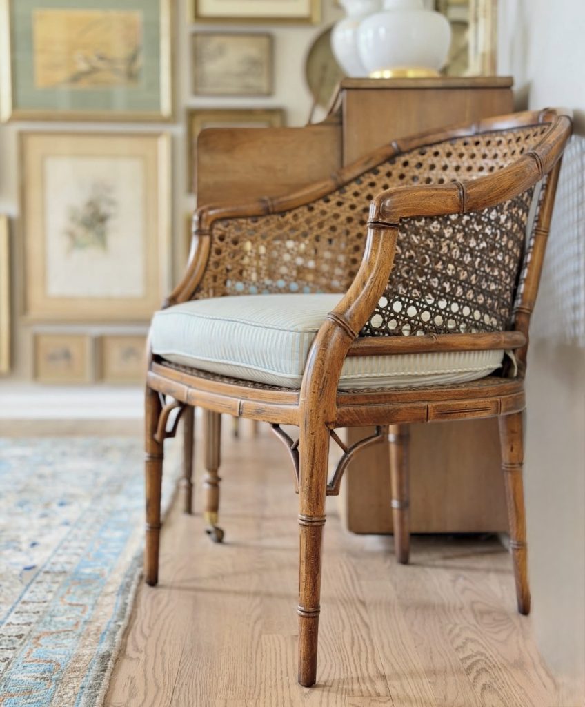 Vintage cane chair