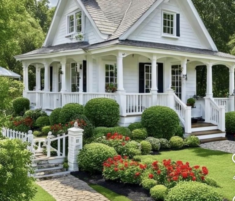 6 Simple Farmhouse Front Yard Landscaping Ideas on a Budget