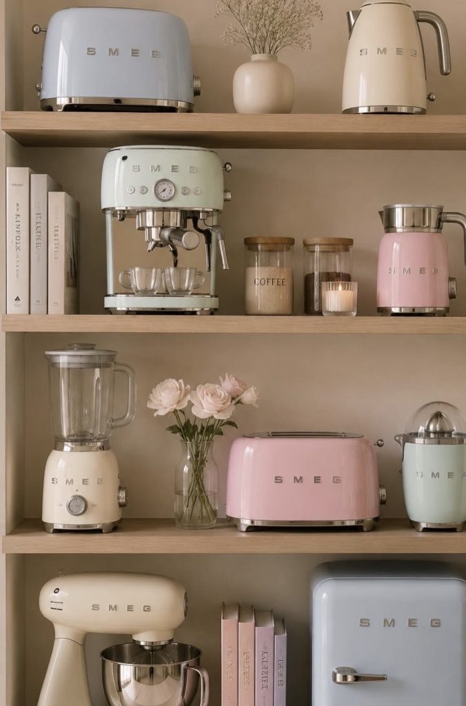 Bold pastel appliance