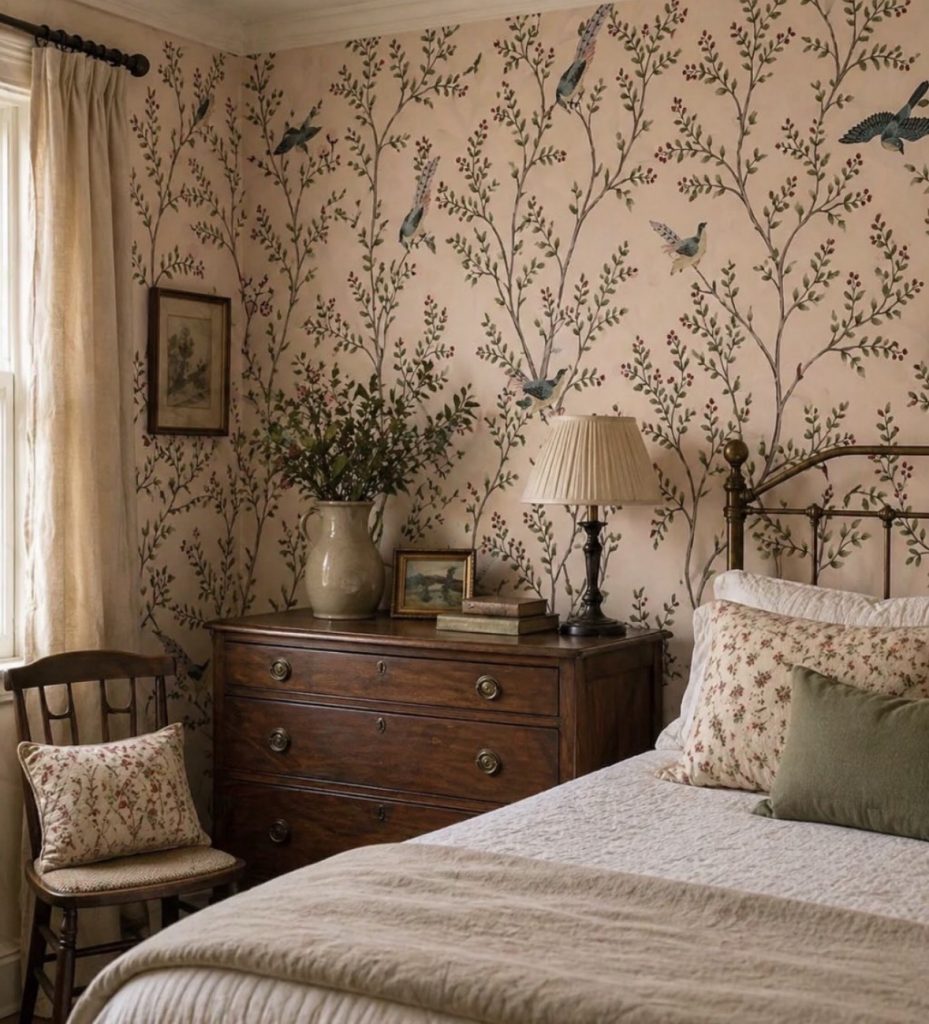English Cottage Style Bedroom Decorating Ideas