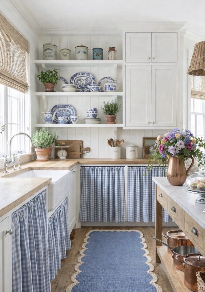 Vintage English Cottage Style Kitchen Decor Ideas