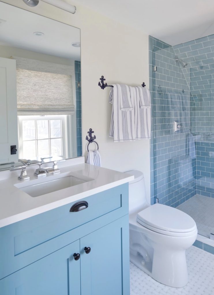 White and blue color scheme 