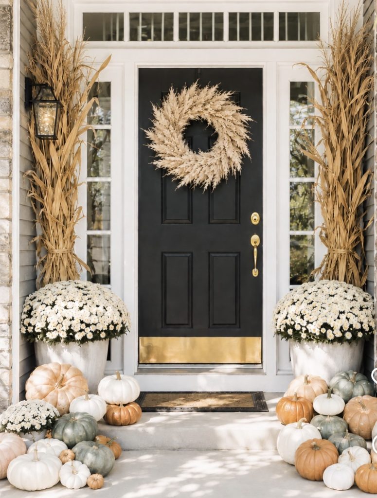 Fall Wreath Made With Real leaves 