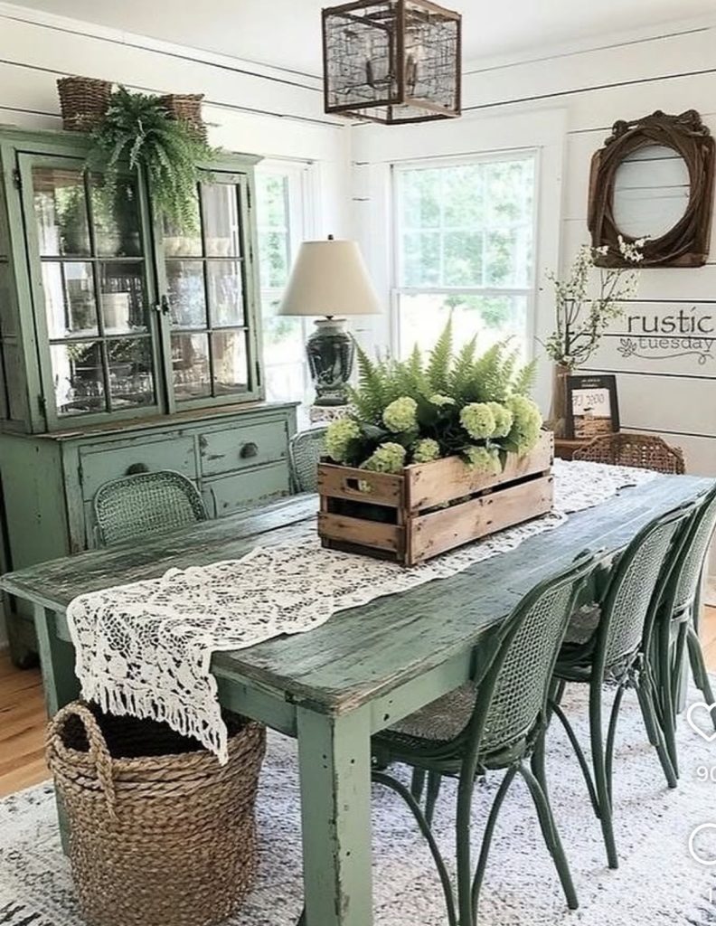 Old Door Turned Kitchen Table