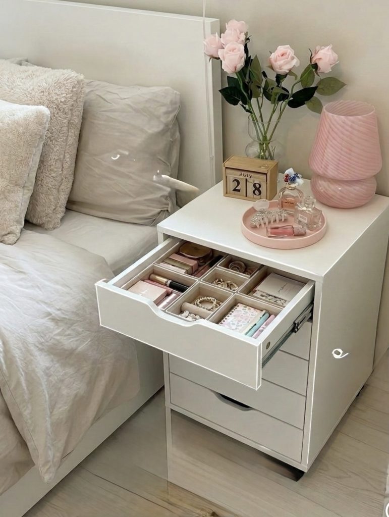 Transform a Filing Cabinet Into a Chic Bedside Cabinet