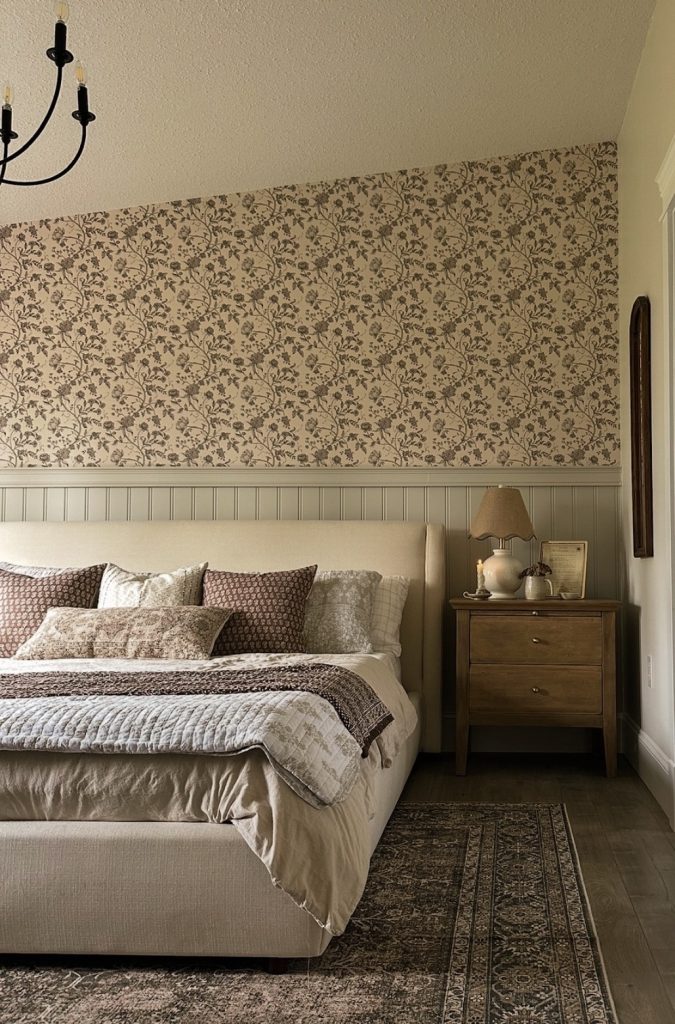 Renter-Friendly Bedroom Accent Wall Ideas