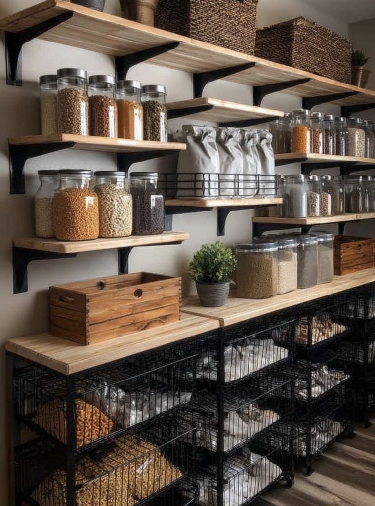 Tension Rod Shelf Dividers
