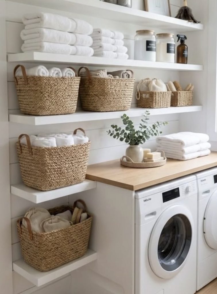 Open Shelving Instead of Cabinets