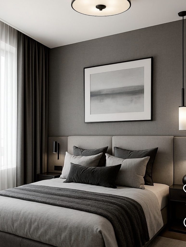 Dark Gray Wallpaper with a Subtle Pattern
