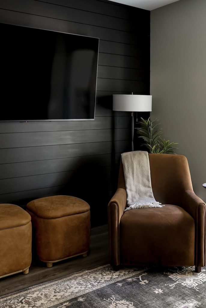 Textured Black Wall 