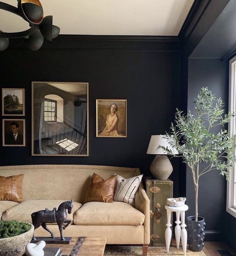 5 Modern Black Accent Wall Ideas for Living Room You Will Love