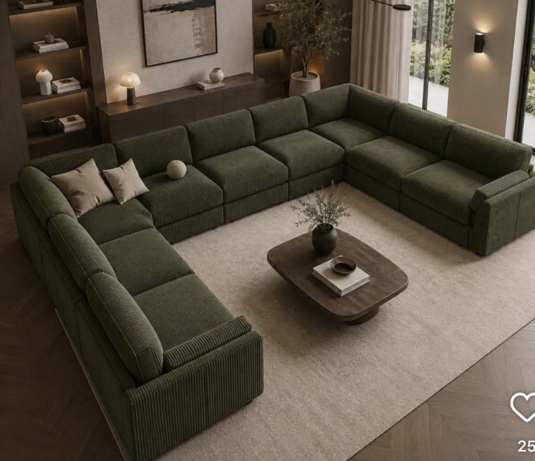 5 Cozy U-Shaped Couch Living Room Layout Ideas for Small Spaces