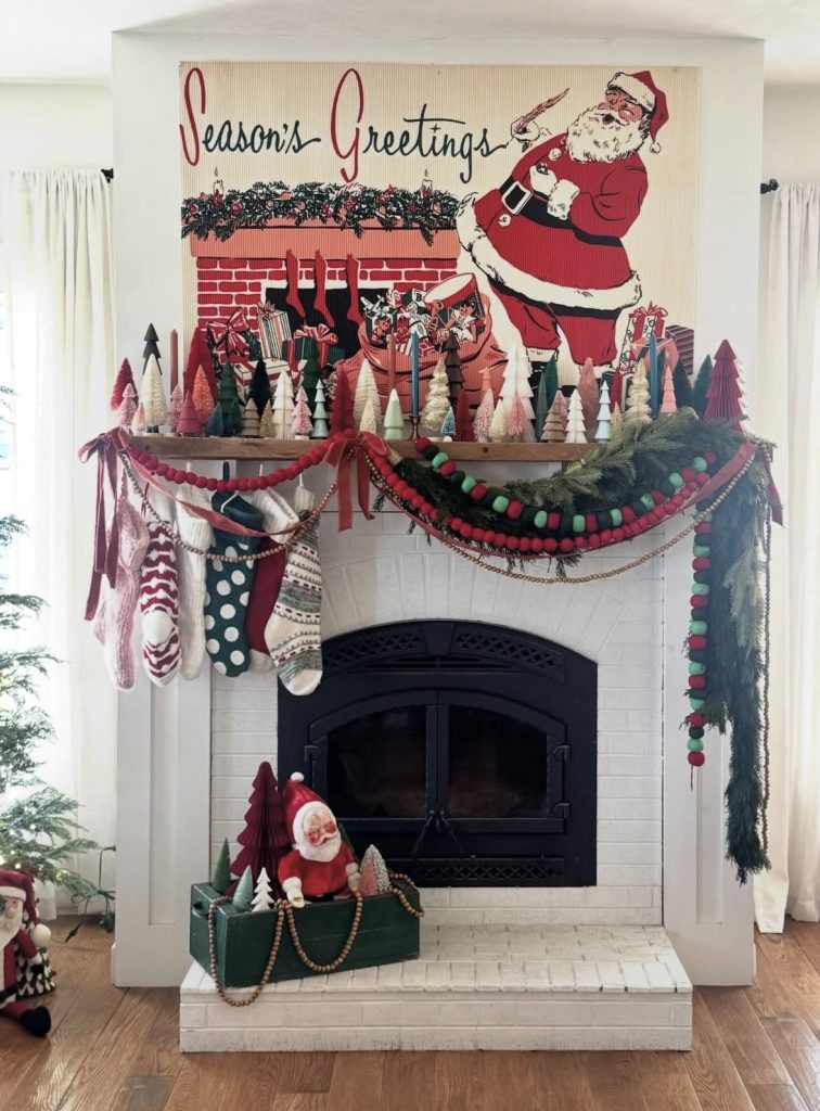 Create a Cozy Stocking Display
