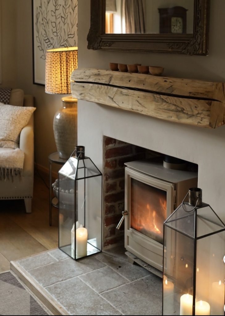 Scandinavian Fireplace Mantel