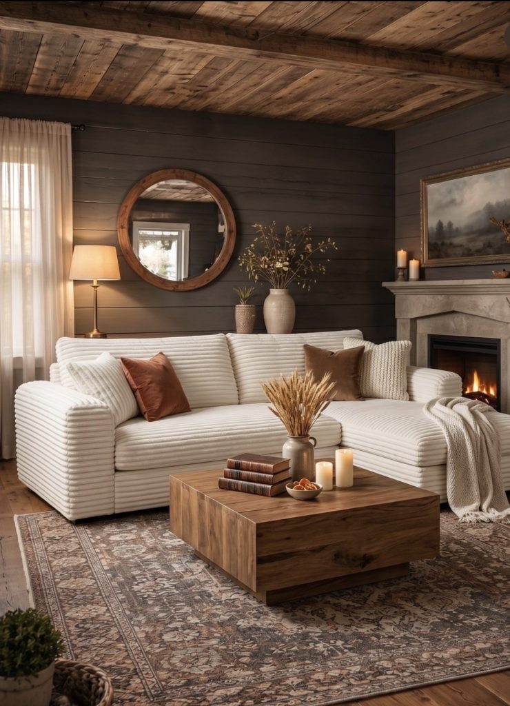 Rustic area rug