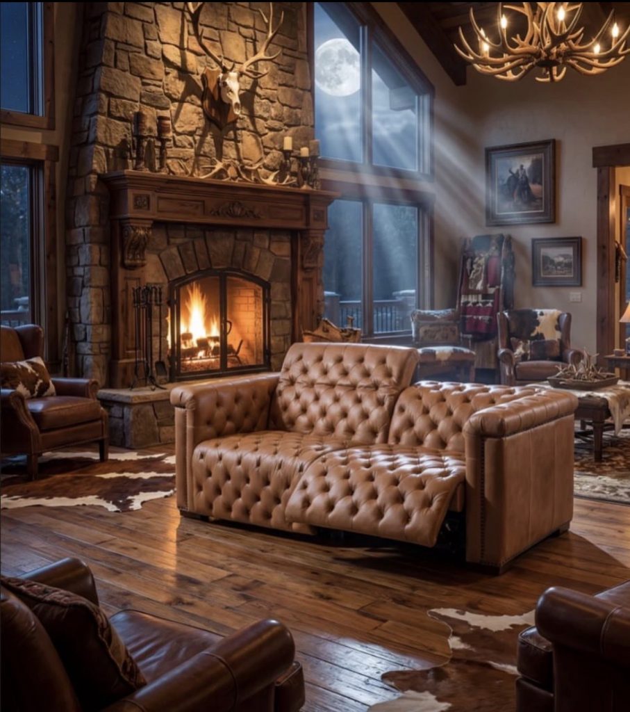 Ottoman leather chair