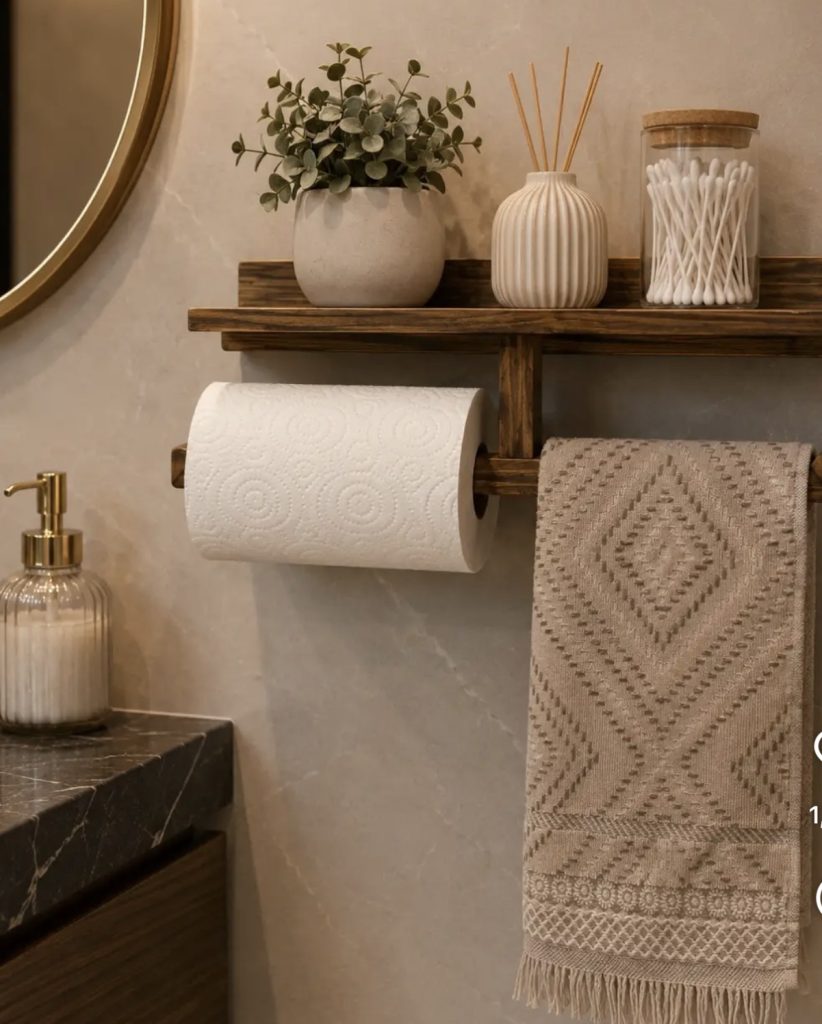 Rustic Wooden Shelf