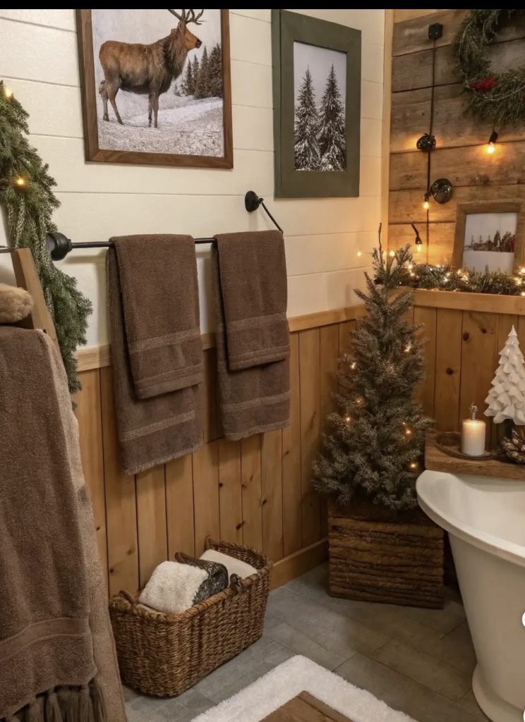 Small farmhouse Christmas tree 