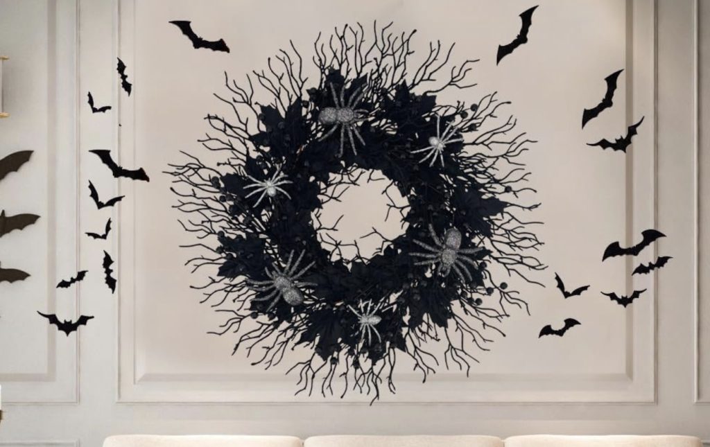 Spooky Spider Web Wreath