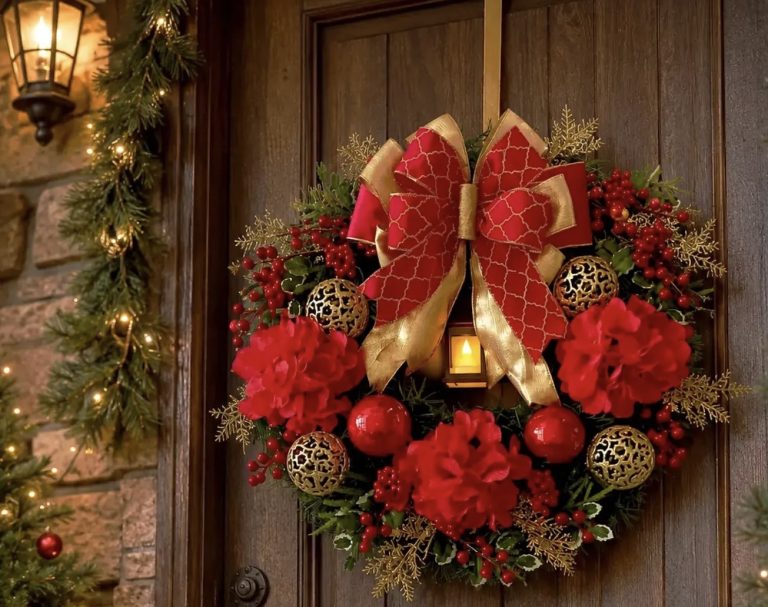 10 Elegant Christmas Wreath Ideas for Front Door 2026