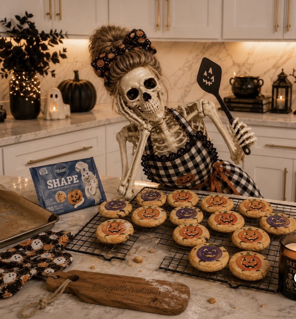 Vintage Halloween Baking Corner