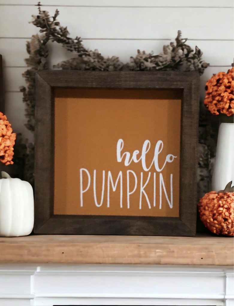 Dollar Store Fall Picture Frame