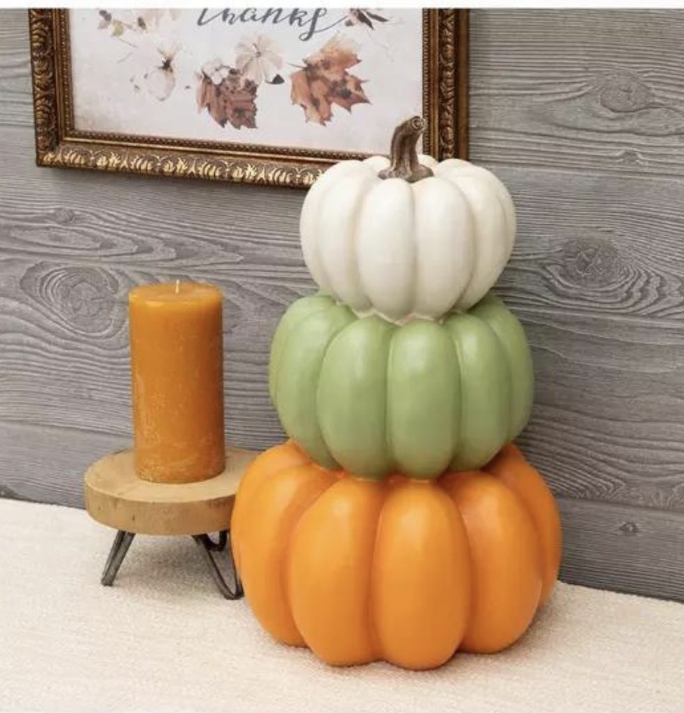 Fall pumpkin stack 