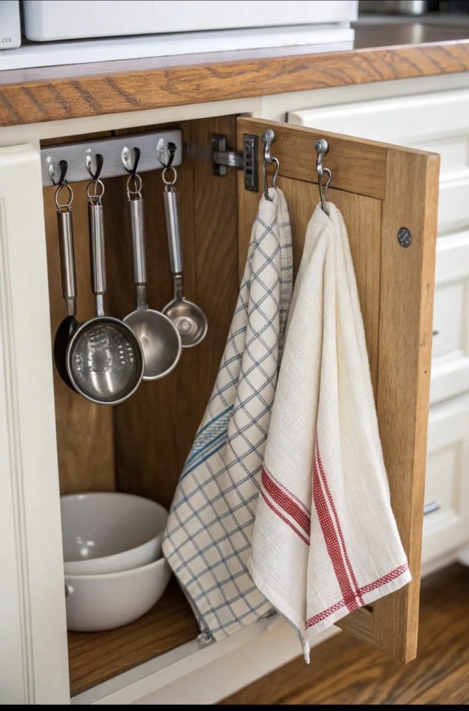 Hang Kitchen Tools Inside Cabinet Doors