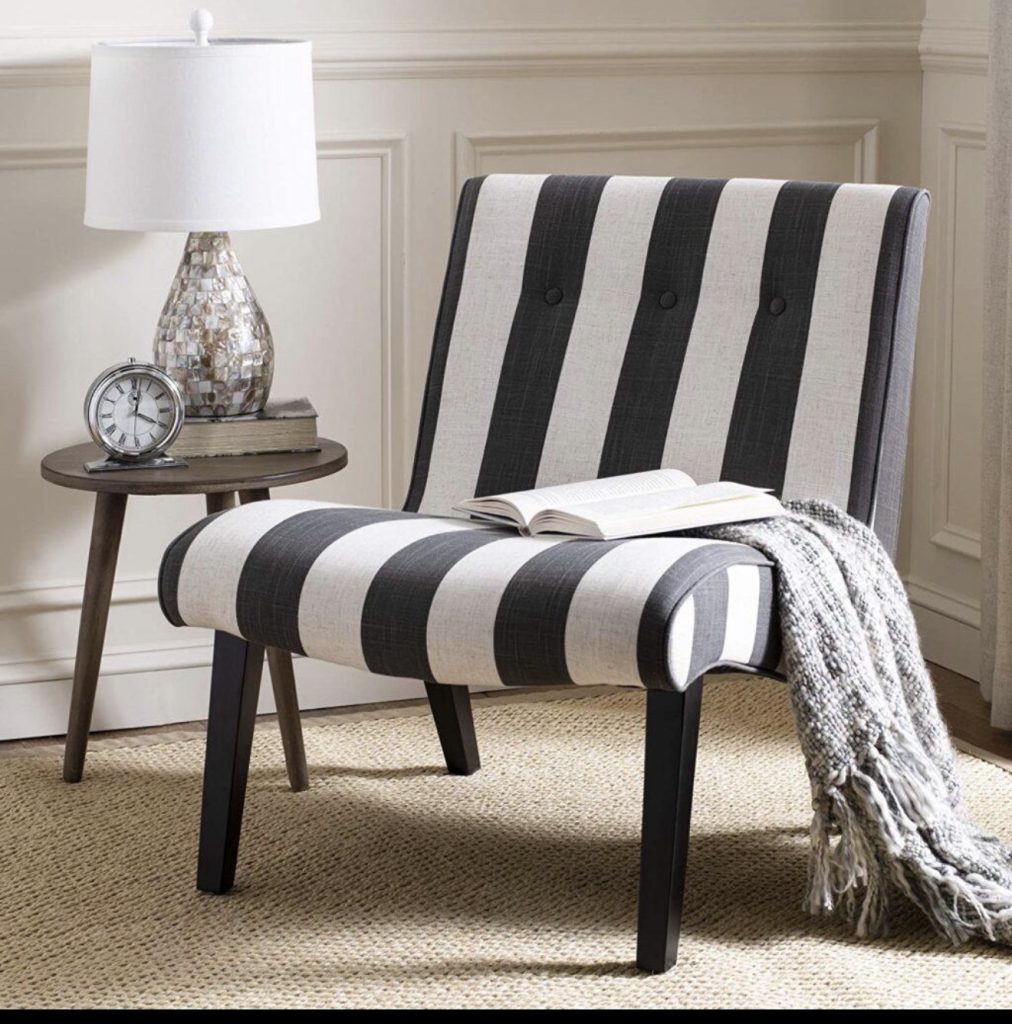 Cozy Reading Corner With a Chair and Blanket