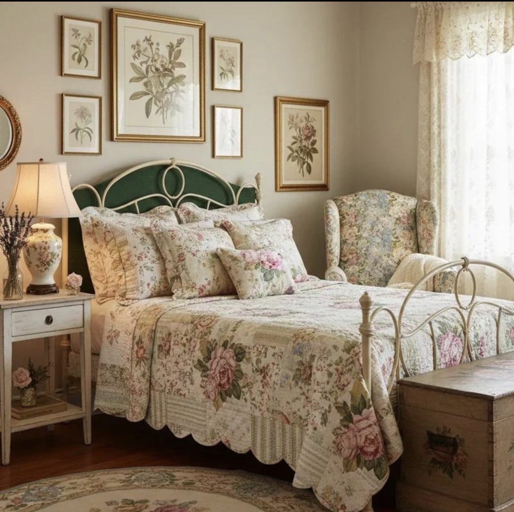 Layer the Bed With a Vintage Quilt