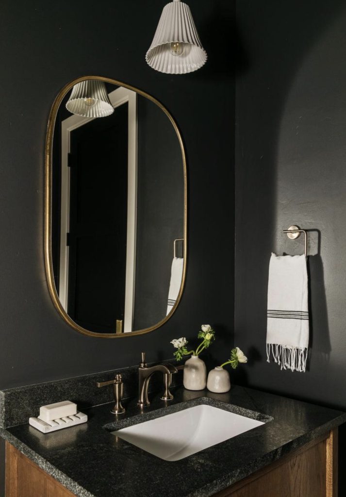 Gold-Framed Mirror