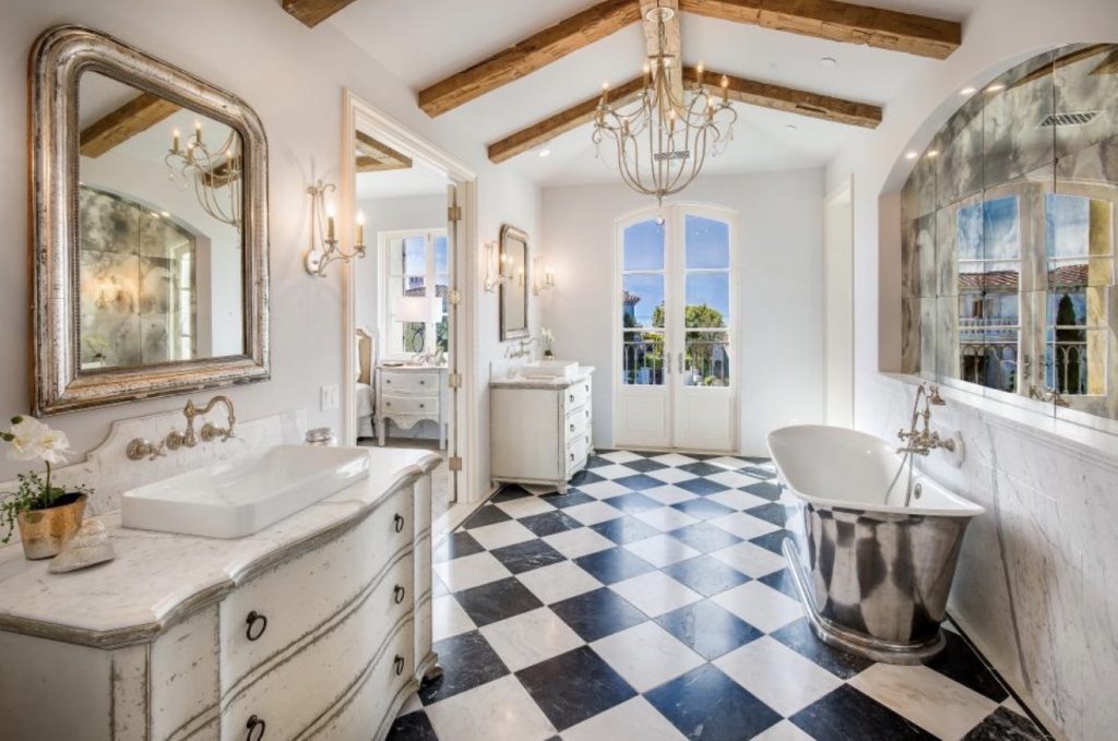 Start With a Classic Black and White Checkerboard Floor