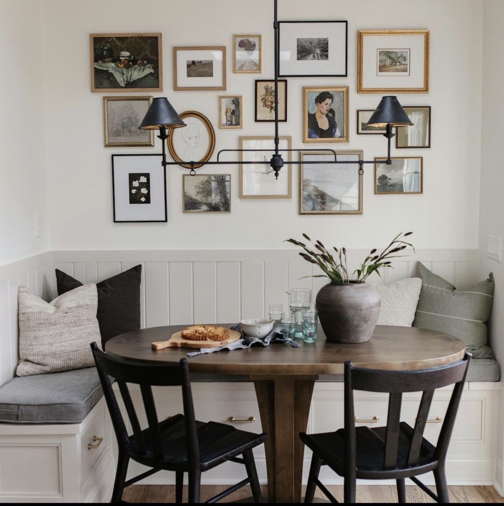 farmhouse gallery wall