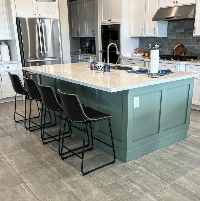 8 DIY Kitchen Island Wainscoting Ideas on a Budget