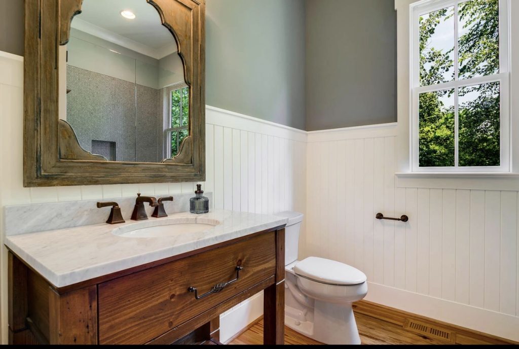 White Beadboard Wainscoting