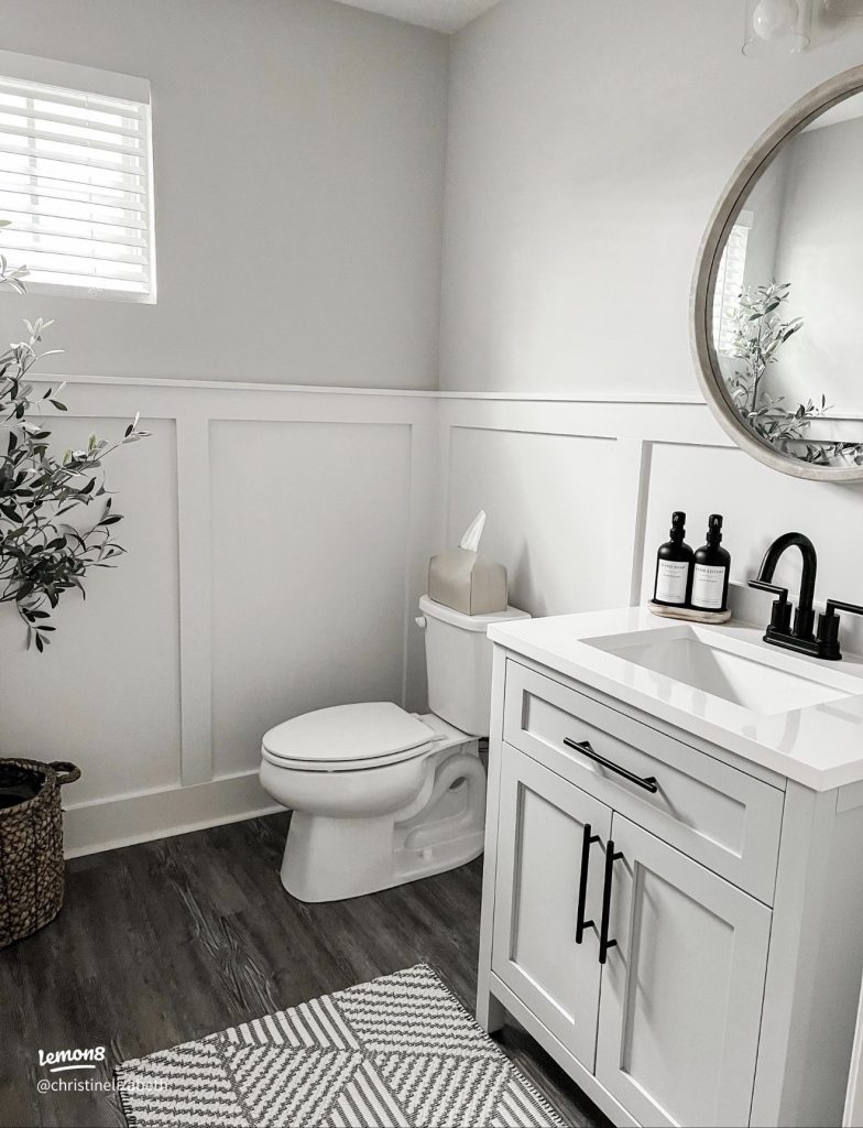 Rustic Board-and-Batten Wainscoting
