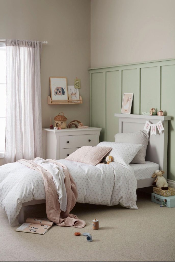 Sage Green Wainscoting