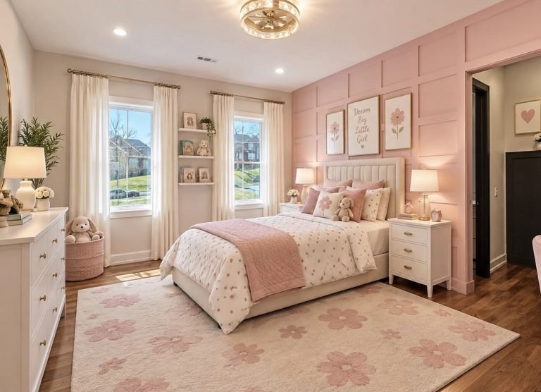 8 Modern Wainscoting Ideas for a Girl’s Small Bedroom That Look Stylish and Cozy
